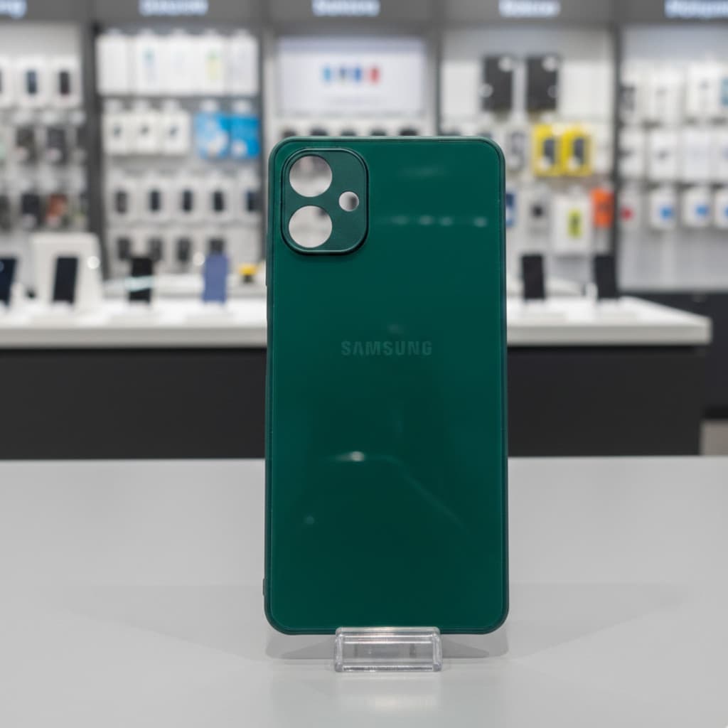 Capinha Samsung A06 Acrilico Verde Militar Case Resistente Nova Celular Celulares Nova Premium Boa