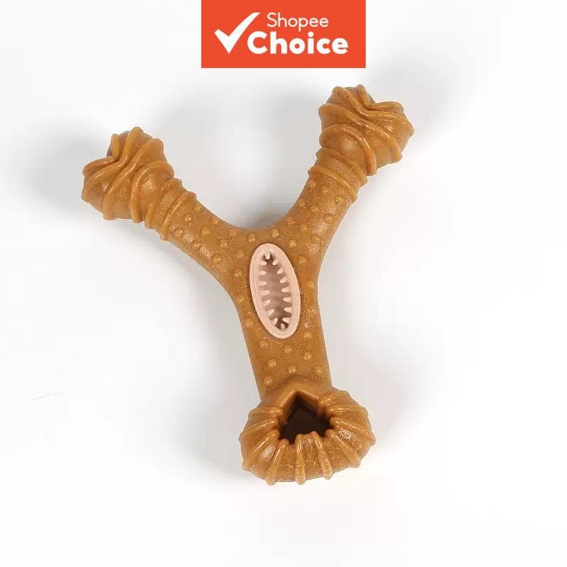 Atisen Grande Cão Mastigar Brinquedo Limpeza Dos Dentes Forte Moagem Sabor Bacon Cães Mastiga Brinquedos Sabores