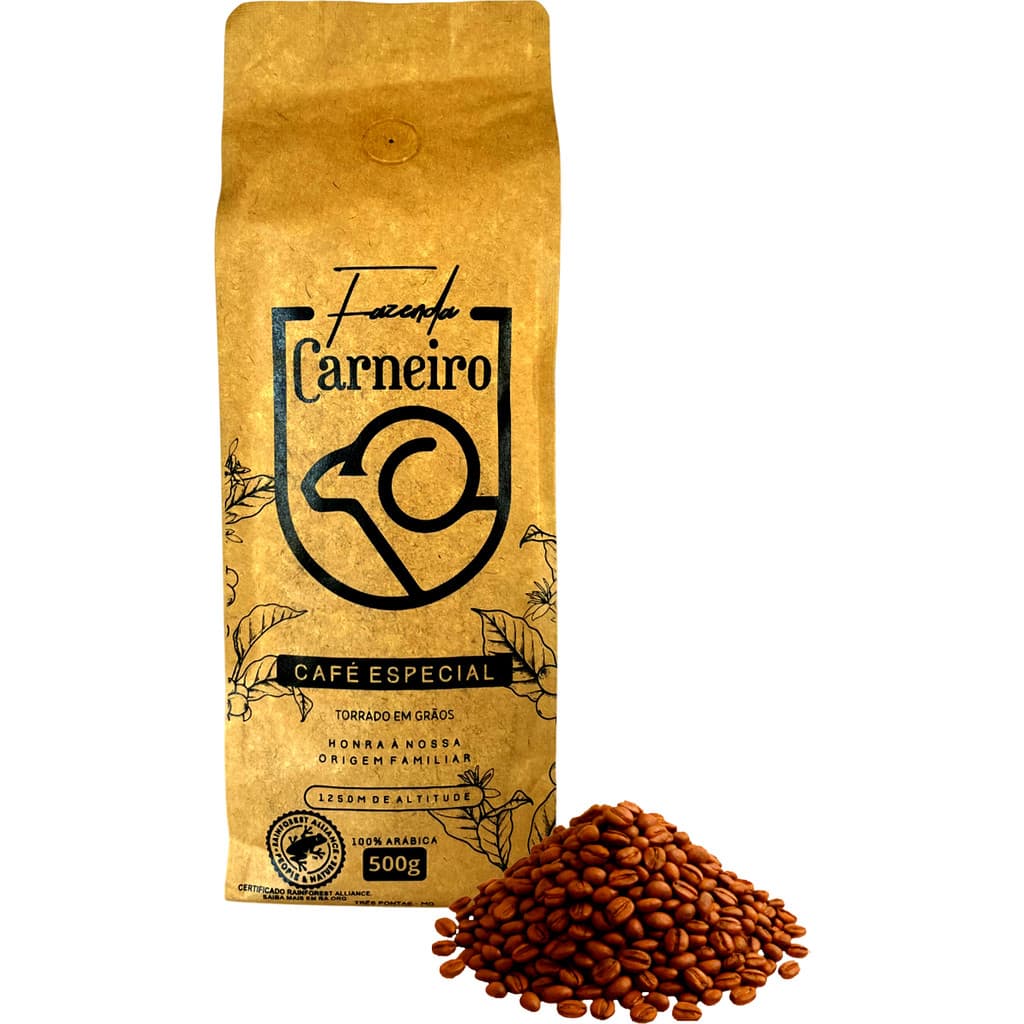 Café Especial +84 Pts Fazenda Carneiro 500g Em Grão Sul De Minas