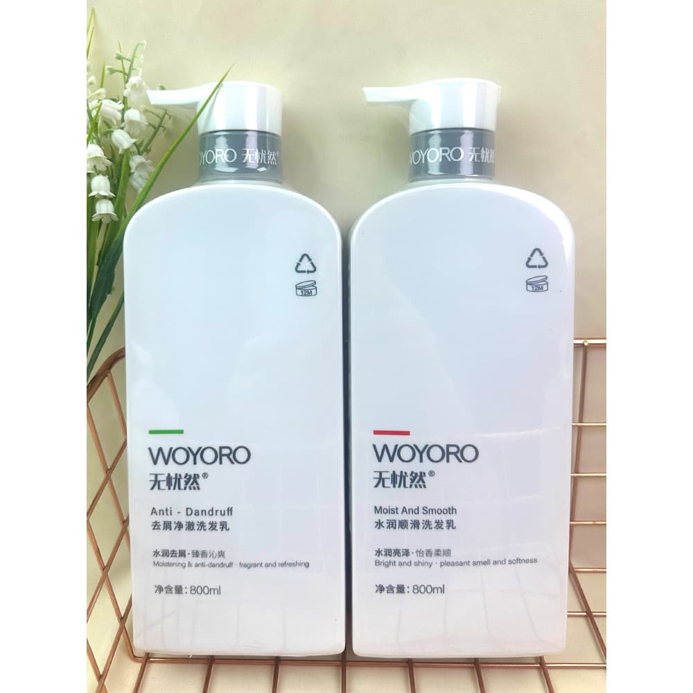 Shampoo anticaspa hidratante sem preocupações, shampoo hidratante e sedoso, refrescante, controle de óleo, shampoo fofo,