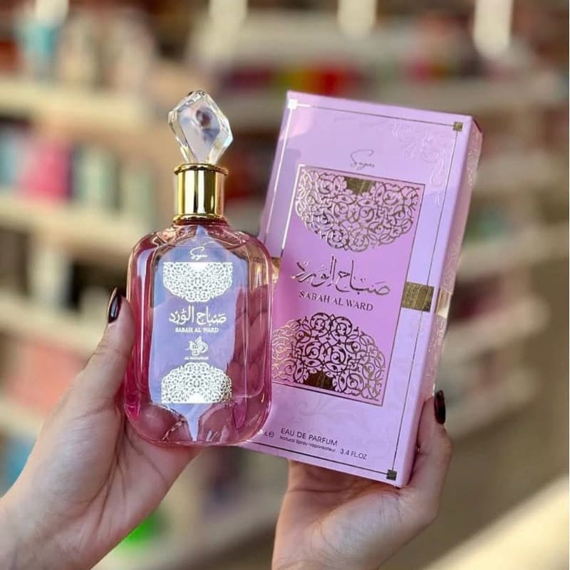 Perfume Árabe Feminino Sabah Al Ward Sugar 100ml Eau de Parfum Importado Doce Gourmand Presente
