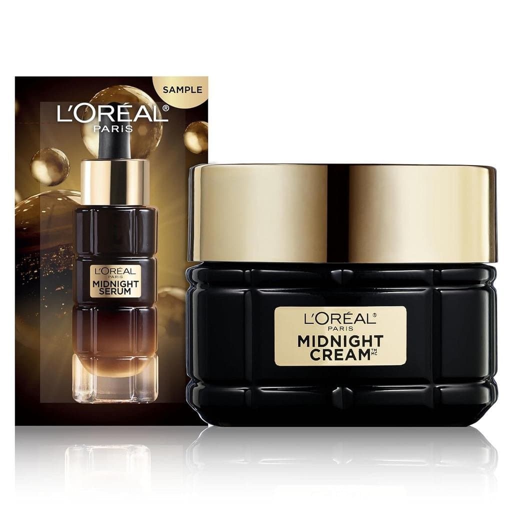 L'Oréal Paris Age Perfect Creme Anti-Idade Noturno, Hidratante Facial para Reduzir Rugas e Firmar a Pele, 1,7oz + Amostr