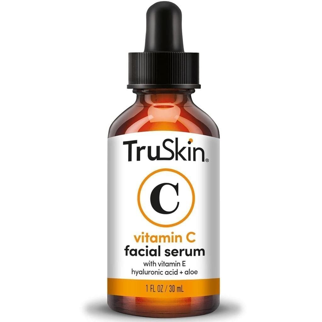 Sérum Facial de Vitamina C Tru – Sérum Facial Anti-Envelhecimento com Ácido Hialurônico e Vitamina E – Fórmula Iluminado