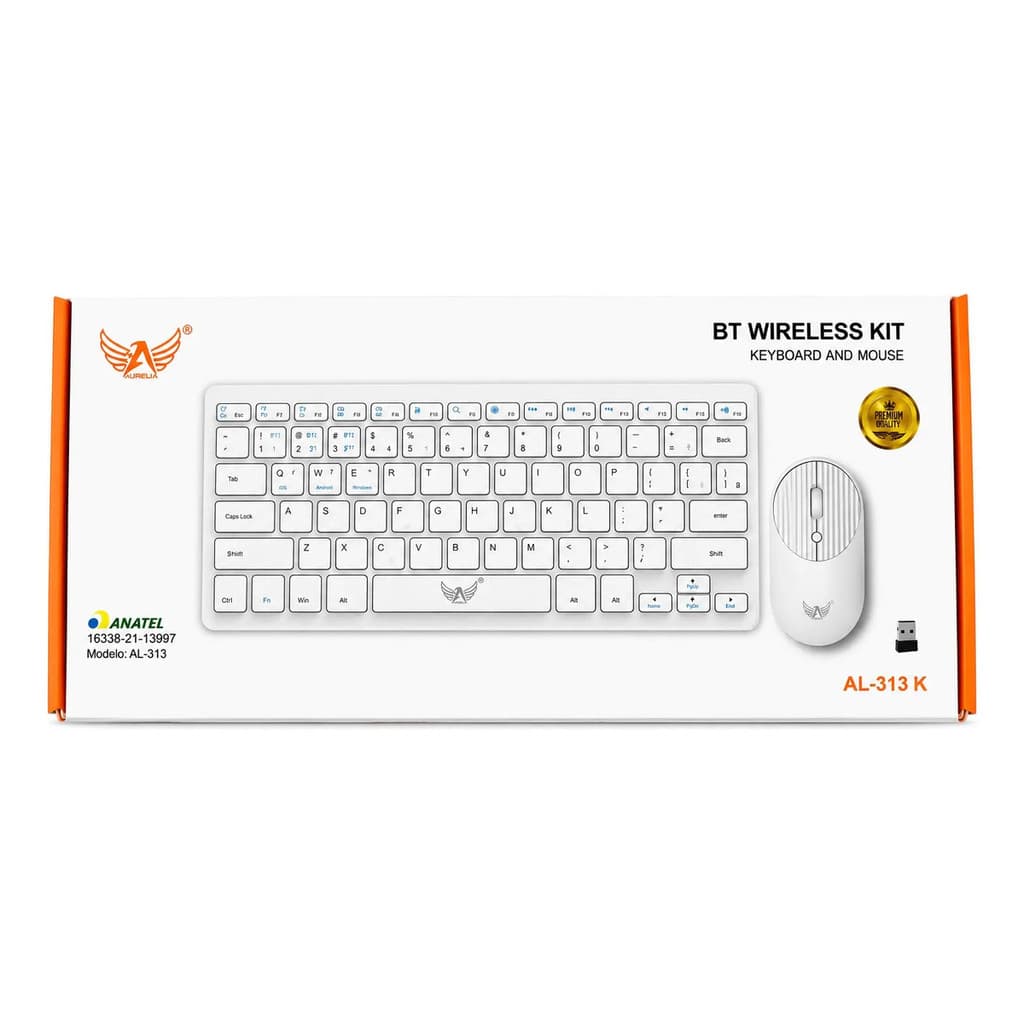 Kit De Teclado E Mouse Gamer Sem Fio Altomex Al-313