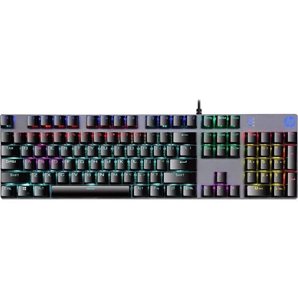 Teclado Gamer Mecânico Chumbo ABNT2 7ZZ93AA - HP