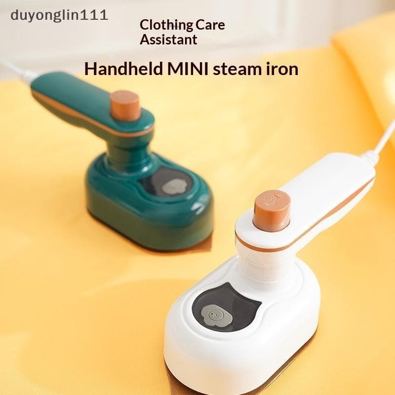 (duyonglin111) 2 Em 1 Mini Portátil Ferro A Vapor Para Roupas Se Encaixa Na Mala Viagens De Negócios Uso Doméstico Novo
