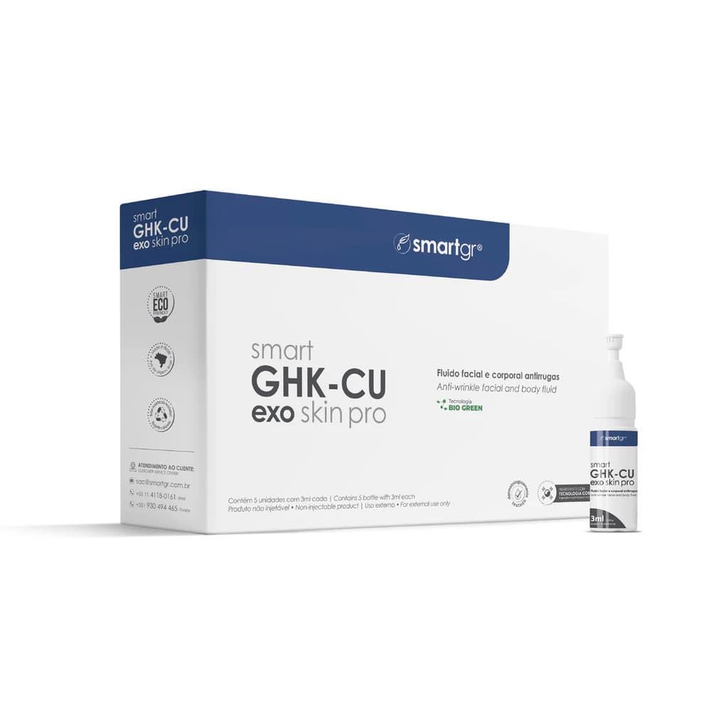 GHK Cu Exo Skin Pro SmartGR 5x3ml Anti Idade Renovação Pele