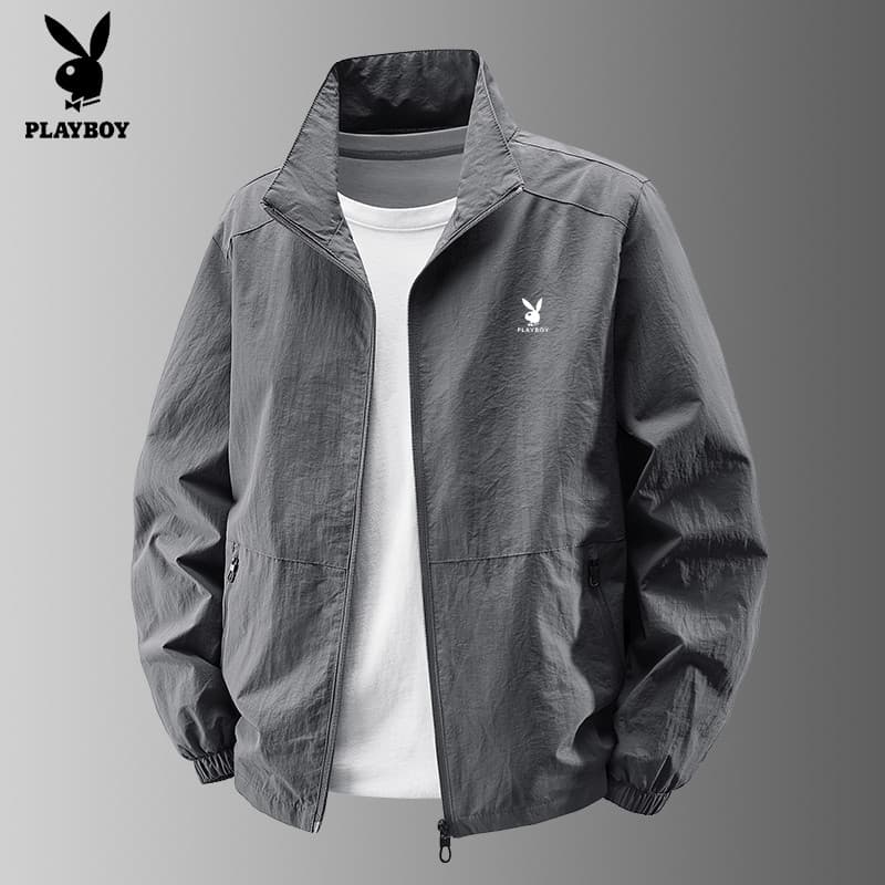 Jaqueta esportiva Casual masculina primavera outono na moda solta tamanho grande gola jaqueta masculina All-Match bonito