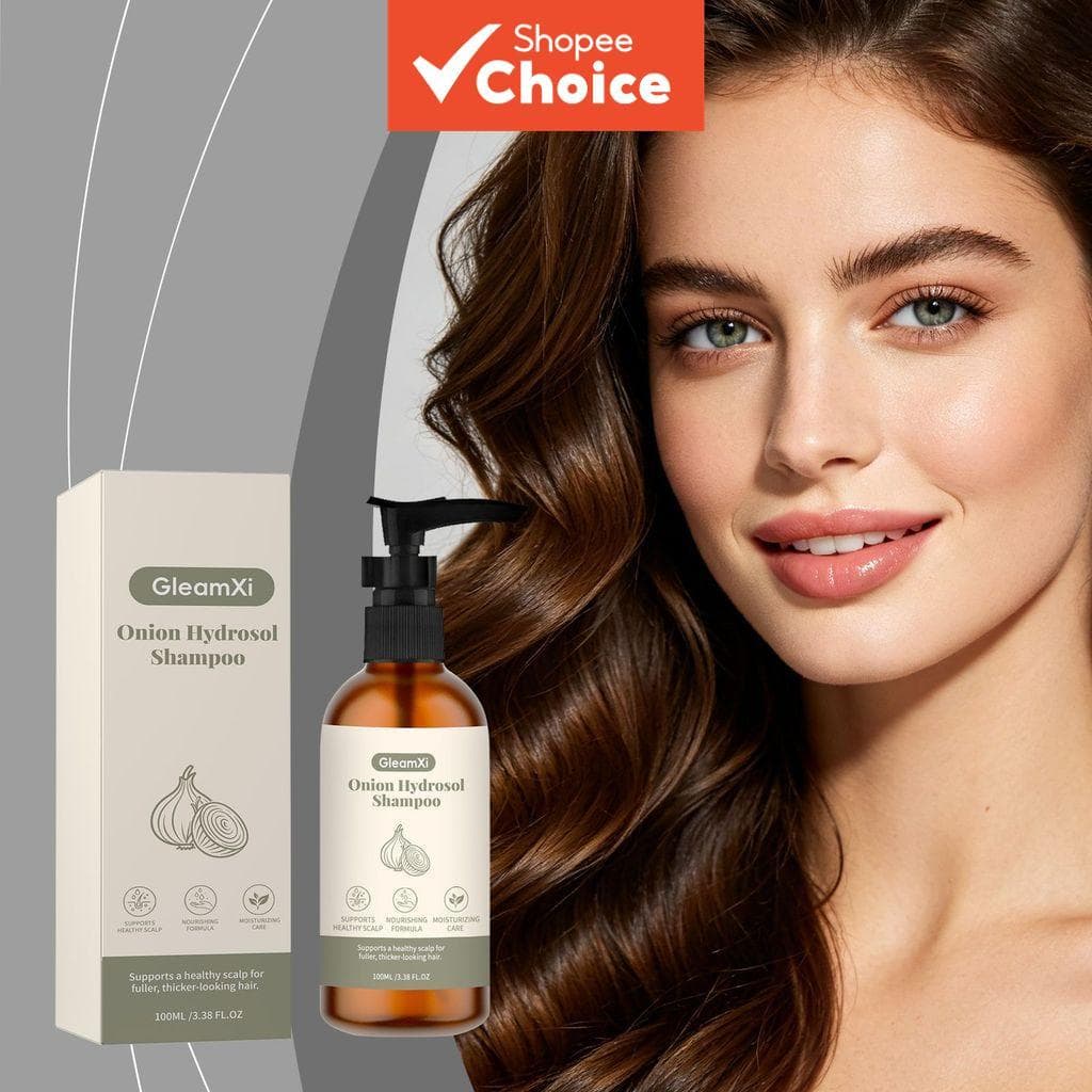 Shampoo Hidratante Cebola Advanced Premium 100 ml - Limpeza suave com Aloe Vera, Óleo de Alecrim, Biotina e Menta -
