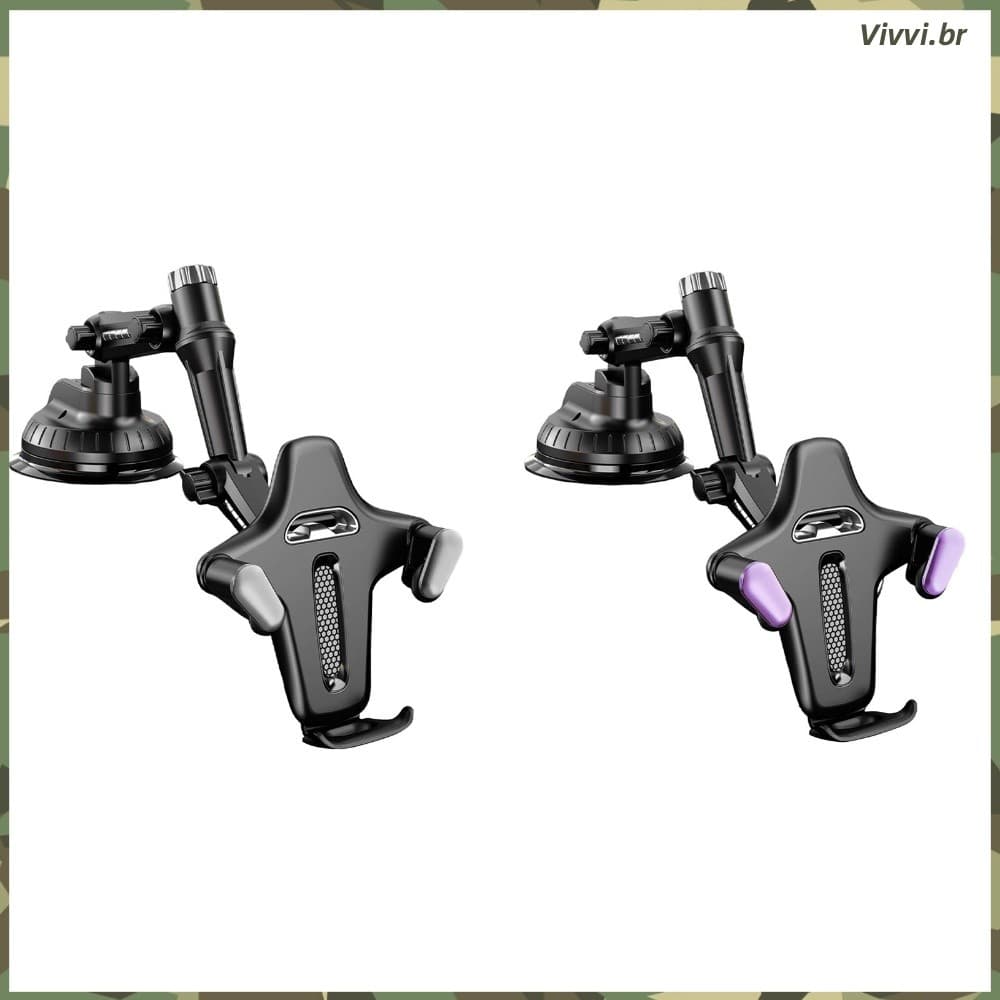 Suporte Do Telefone Carro Ventosa Painel Pára-Brisa Montagem Rotação 360 Flexível _VVI