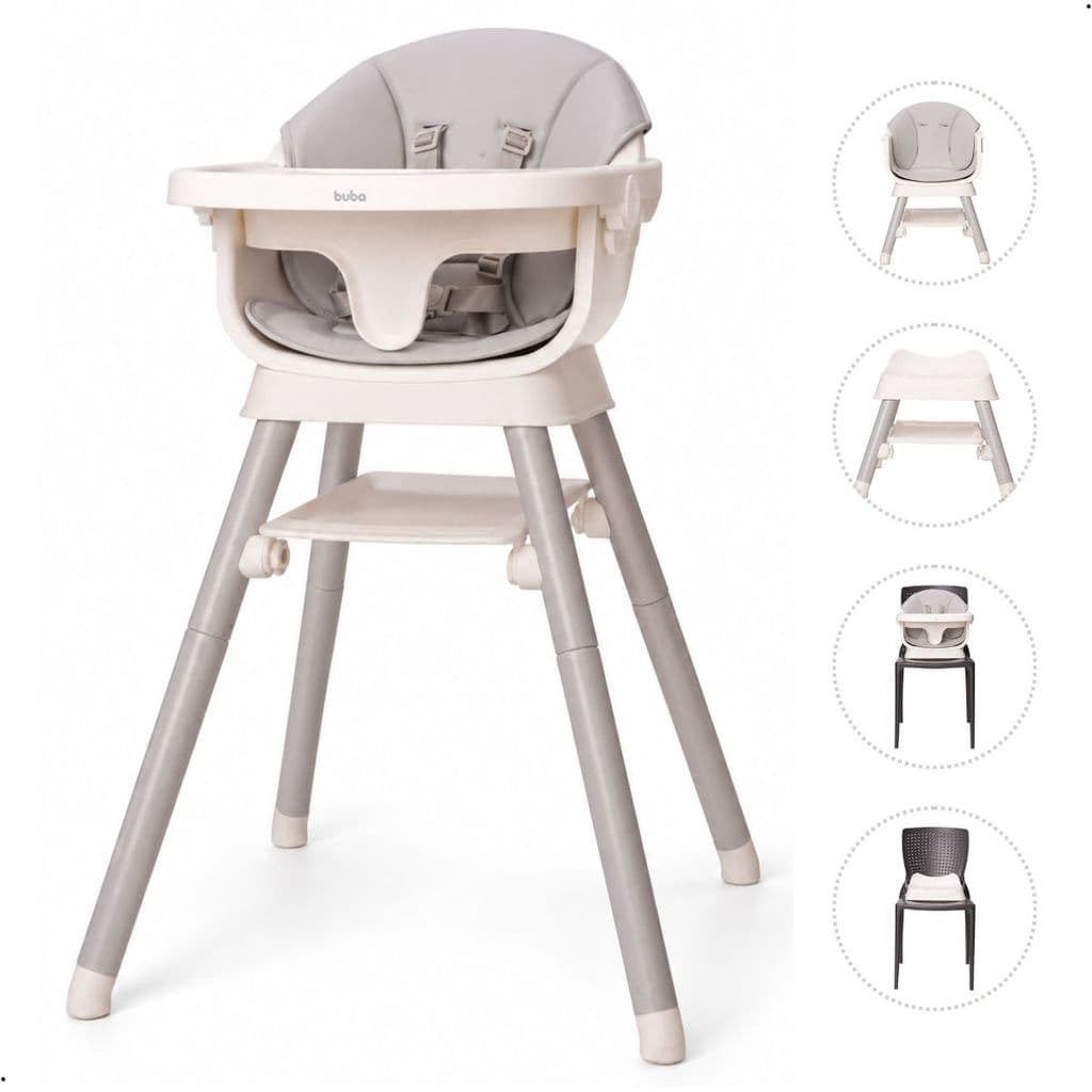 Cadeira de Alimentação Bebe Multifuncional 5 em 1 Buba