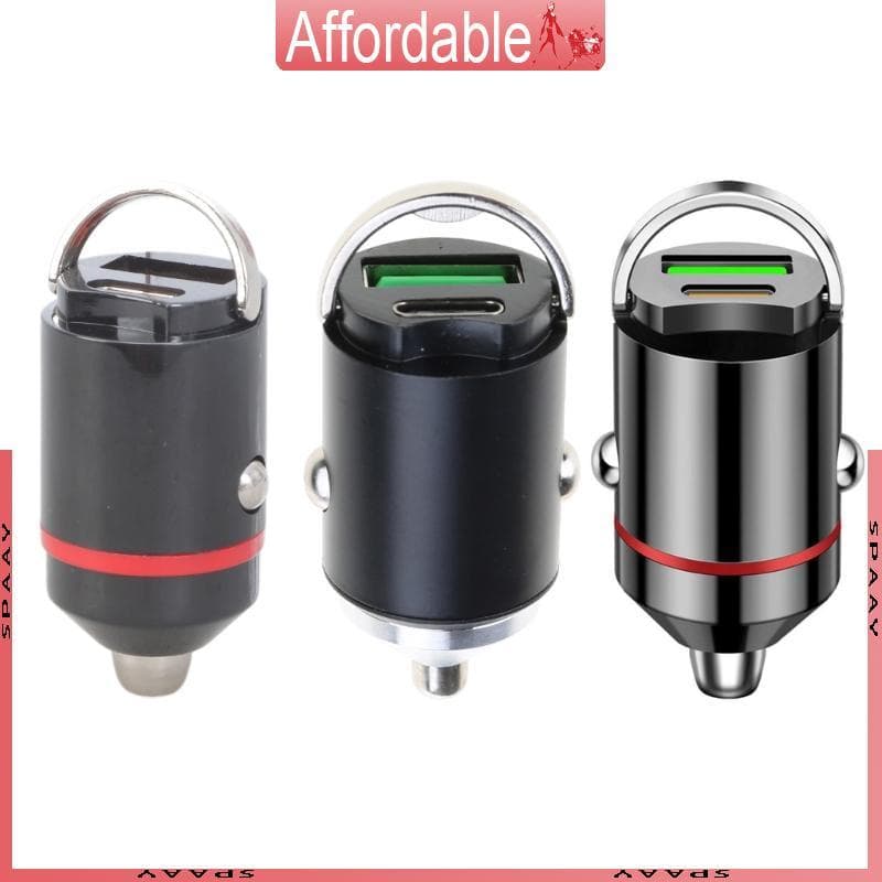 Carregadores De Carro AA USB C Para Celulares , Adaptador De , Mini Isqueiros , Carregamento Rápido , Carregador De 2 Po