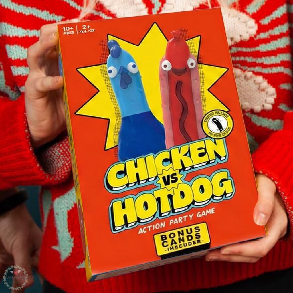 Chicken Vs Hotdog Flip Game Brinquedo Para Jogos De Festa E Diversão Em Família Jogo Interativo Com Tema De Comida Celeb