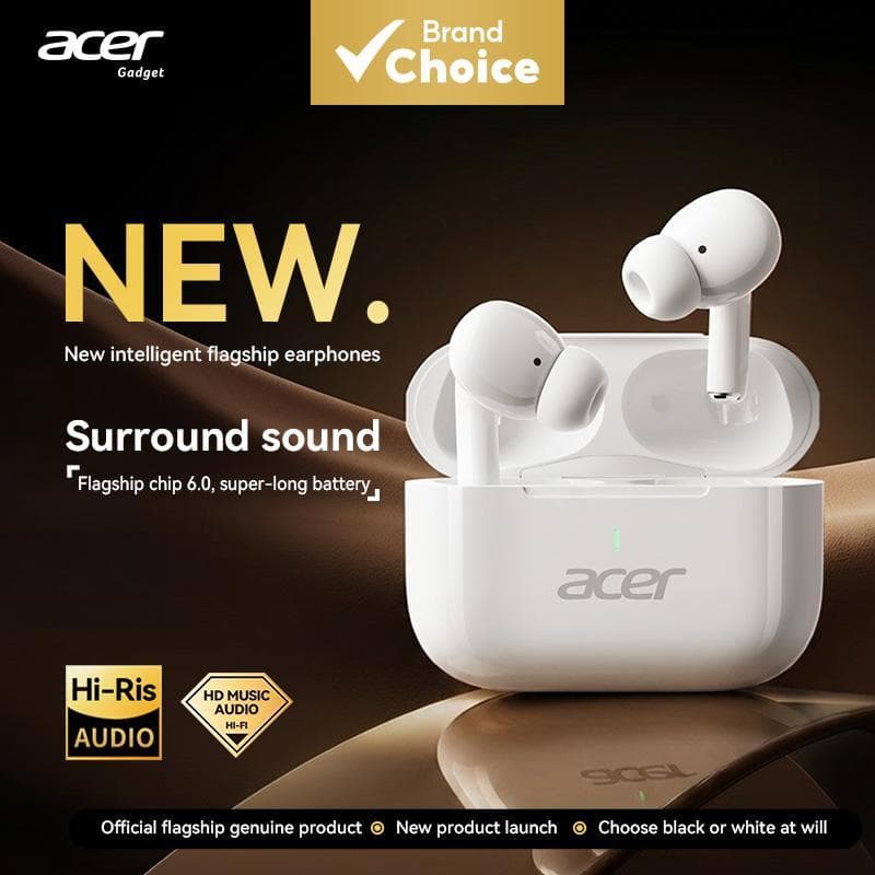 Fones de ouvido Acer OHR803: fones de ouvido, fones de ouvido, fones de ouvido Bluetooth sem fio, fone de ouvido tipo C