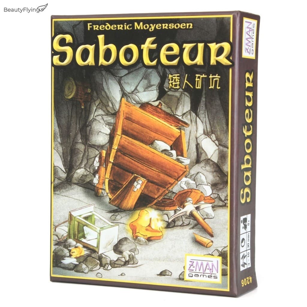 Jogo De Cartas Vintage Saboteur-Tabuleiro Divertido Para Festas Amigos Da Família