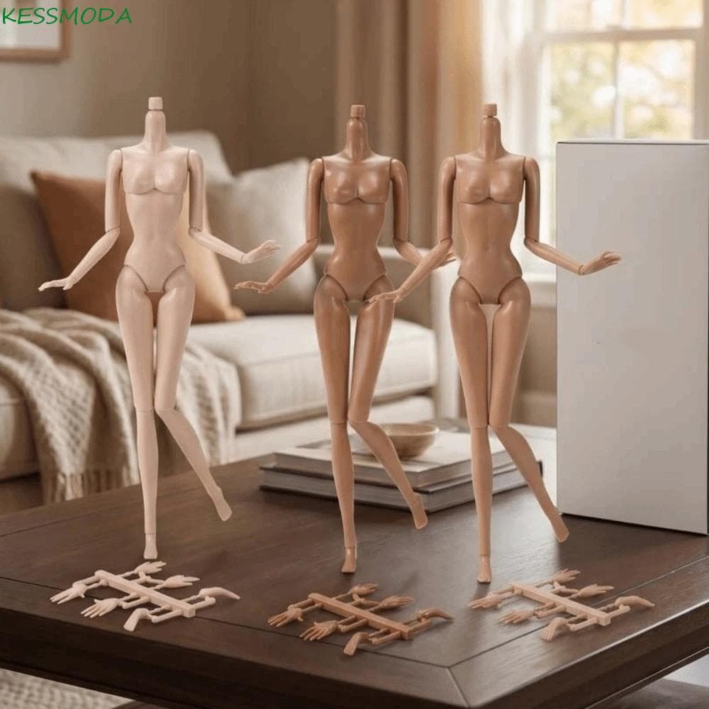 Bonecas BJD Nuas Articuladas , Boneca Super Modelo Móvel De Substituição , Corpo De Figura De Ação Removível De 28 Cm