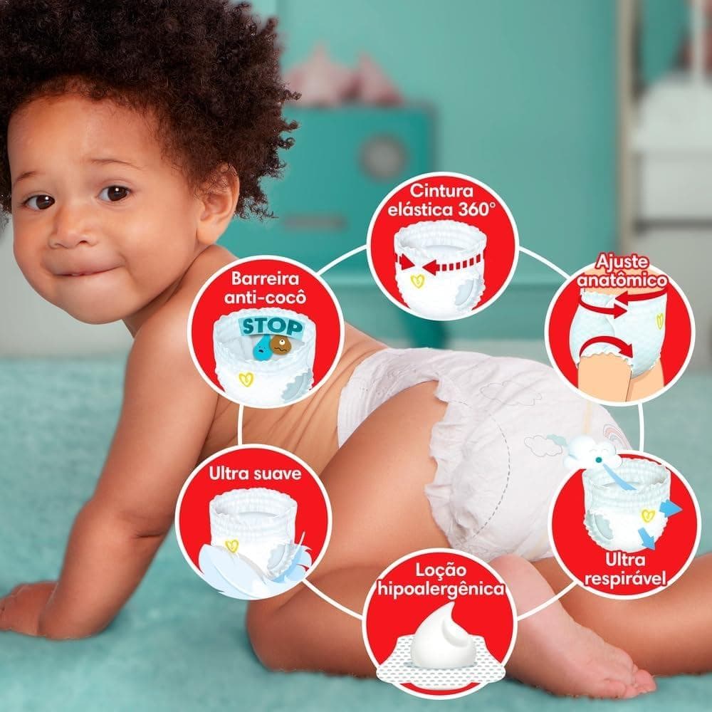 Fralda Pampers Confort Sec XXG 60 Unidades