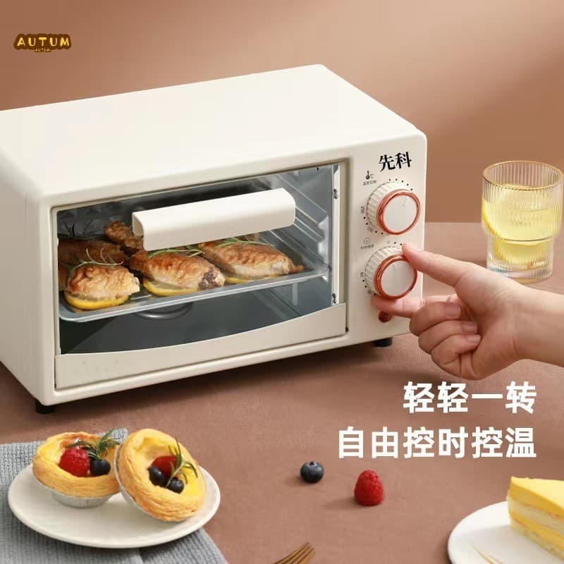 Forno De Convecção Elétrico 12L Com Torradeira Para Fritadeira De Ar-Torrador Sem Óleo Café Da Manhã