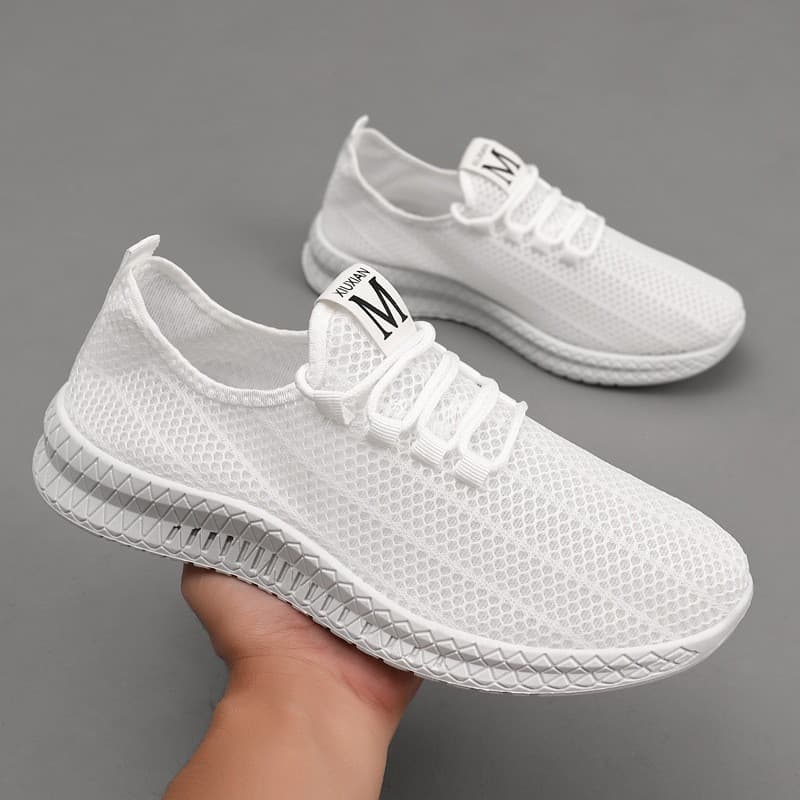 Sapatos Masculinos De Malha Respirável , Confortáveis , Antiderrapantes , Resistentes Ao Desgaste , Calçados Esportivos 