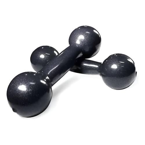 Halteres Emborrachados 1 Kg  Par Pesos Fitness Academia Treino em Casa