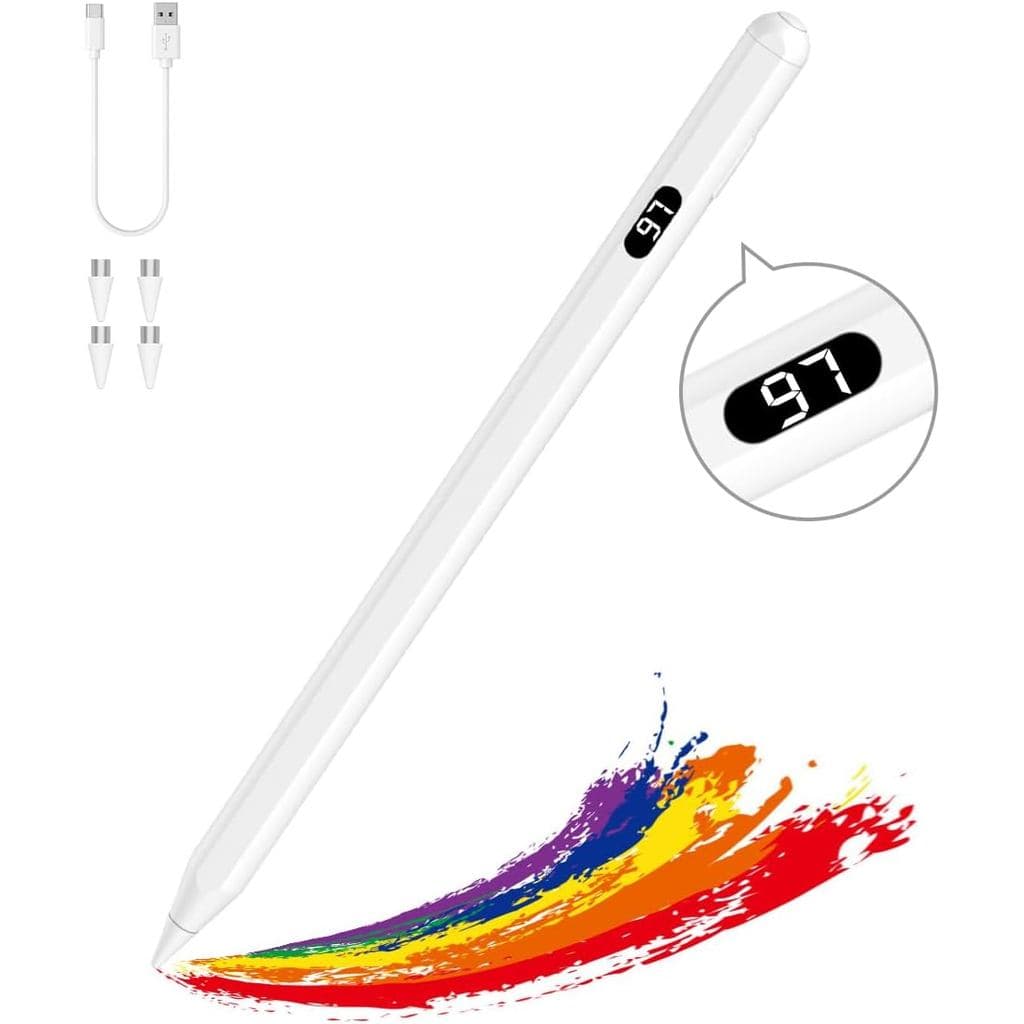 Canetas MoKo Stylus Para Telas Sensíveis Ao Toque , Lápis Com Display De Energia iPad/Samsung/Android , Caneta De Tela U