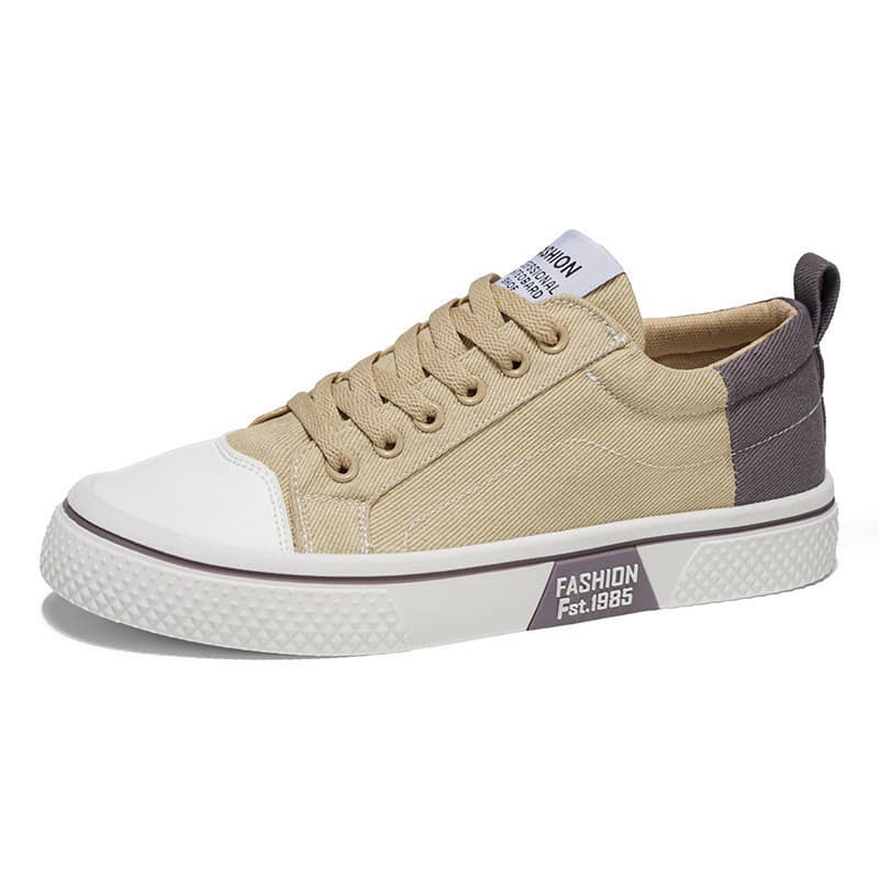 Novo estilo de verão, tênis masculinos de lona respirável, combinam com tudo, sola macia, tênis esportivos casuais I1H7