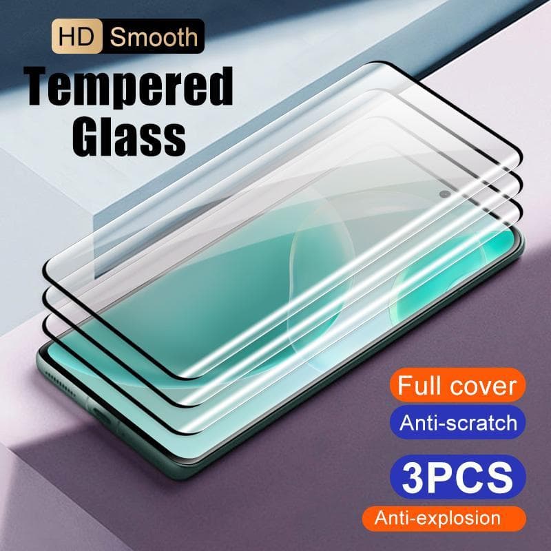 3 Pçs Capa Completa De Vidro Temperado Para Xiaomi Poco M7 Pro 5G Protetor De Tela smartphone Filme
