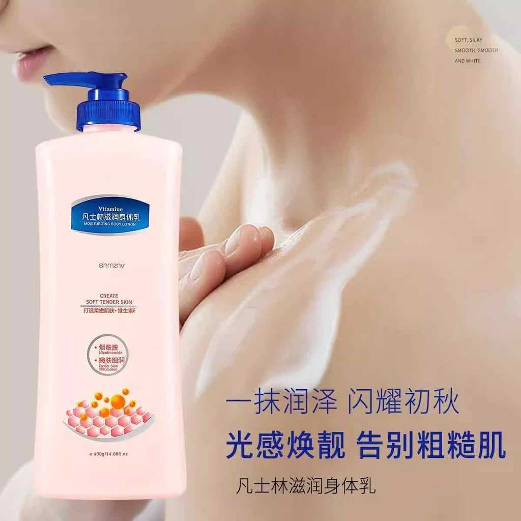 Niacinamida Loção Corporal Hidratante Hidratante Homens Mulheres Hidratante de Pele Seca Fragrância de Longa Duração 24 