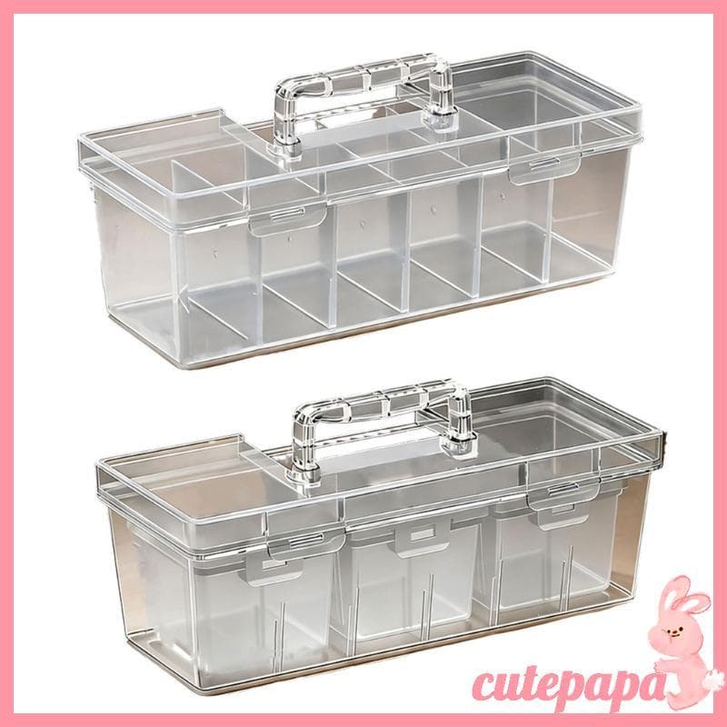 cutepa Funcional Ferramenta Organizadores Caixa Ferramentas Divisórias Removíveis Caso Perfeito