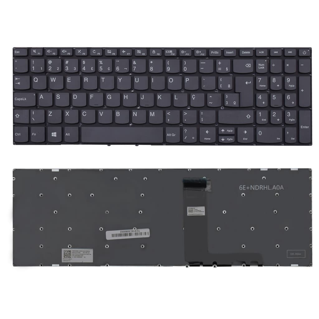 Teclado para Notebook compatível com Lenovo Ideapad S145-15iwl 81s90005br