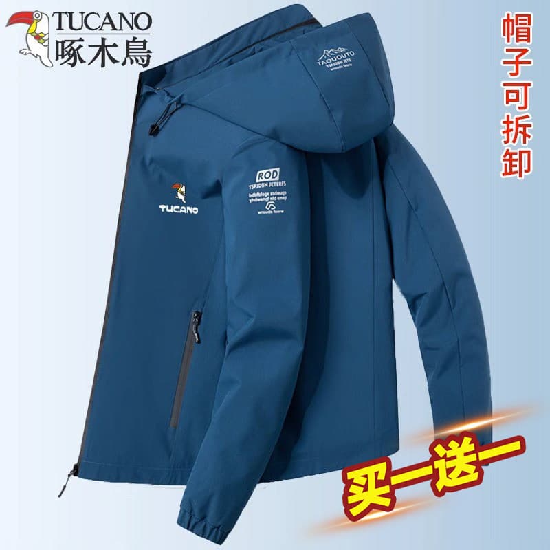 Woodpecker jaqueta masculina 2026 outono novo estilo Casual Workwear jaqueta superior jaqueta masculina