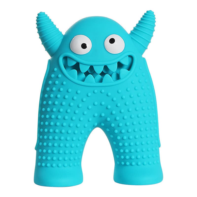 Novo estilo moedor de dentes de cachorro pequeno monstro voz brinquedo escova de dentes de cachorro brinquedo resistente
