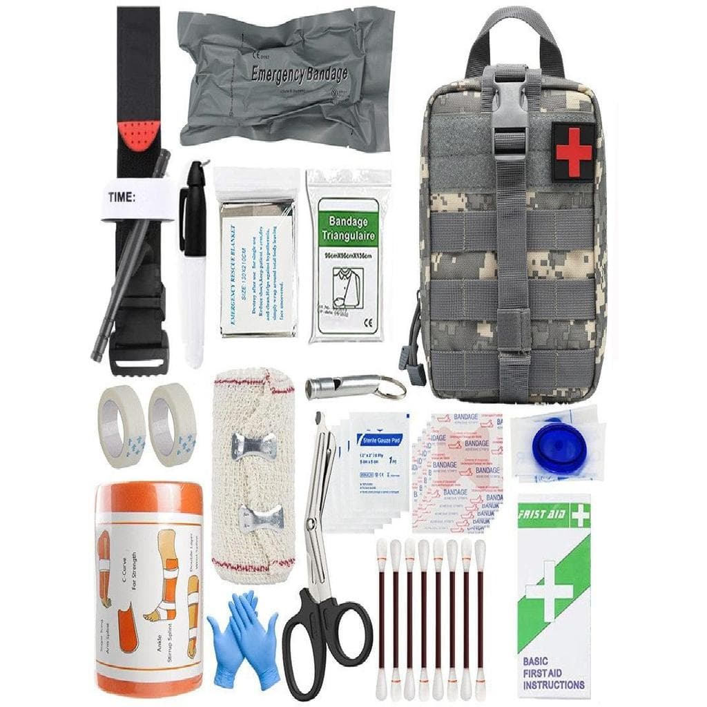 Equipamento de primeiros socorros para viagem ao ar livre, kit de ferramentas de sobrevivência, kit de emergência multif