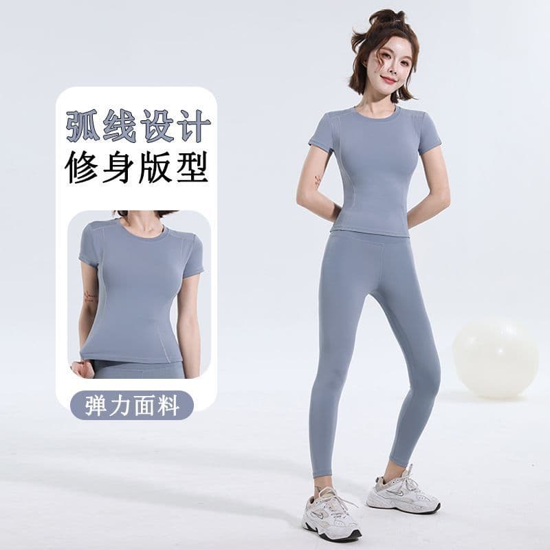 Roupas de yoga femininas esportes roupas de Fitness collants correndo suor-absorvente roupas de secagem rápida mais magr