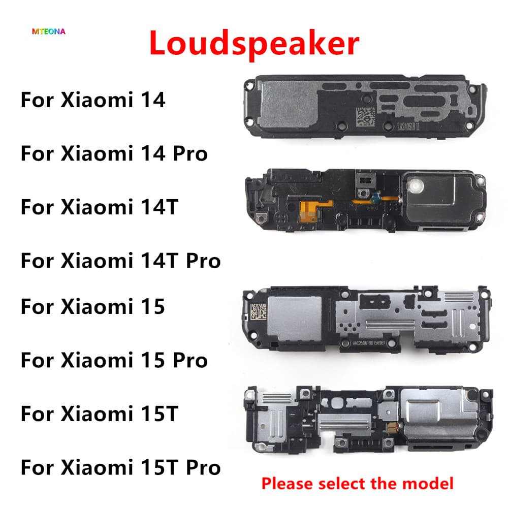 Alto-Falante Para Xiaomi 14 15T 14T Pro Campainha Módulo De Som MI14 Substituição Peças Reparo Smartphone