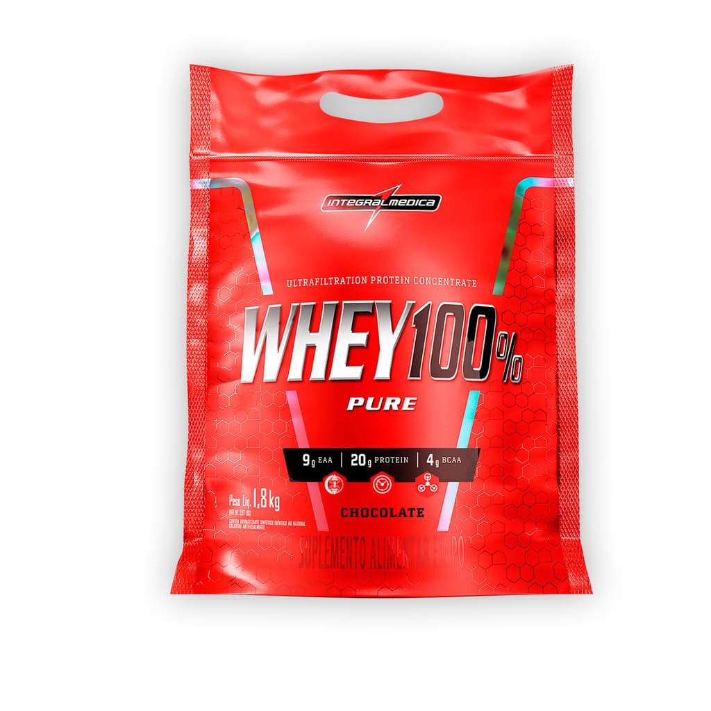 Whey Protein 100% Puro Integral Medica Chocolate 1.8Kg