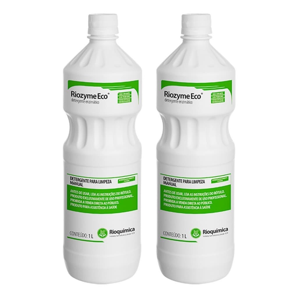 Kit C/2 Riozyme Eco Detergente Enzimático 1L