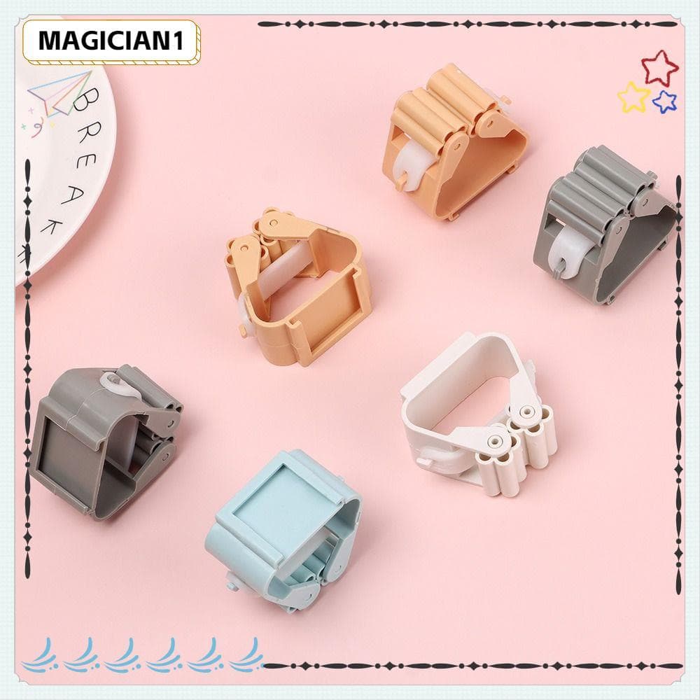 MAGICIAN Mop Clip Cozinha Multiuso Forma De Palma Organizador Cabide De Vassoura Autoadesivo