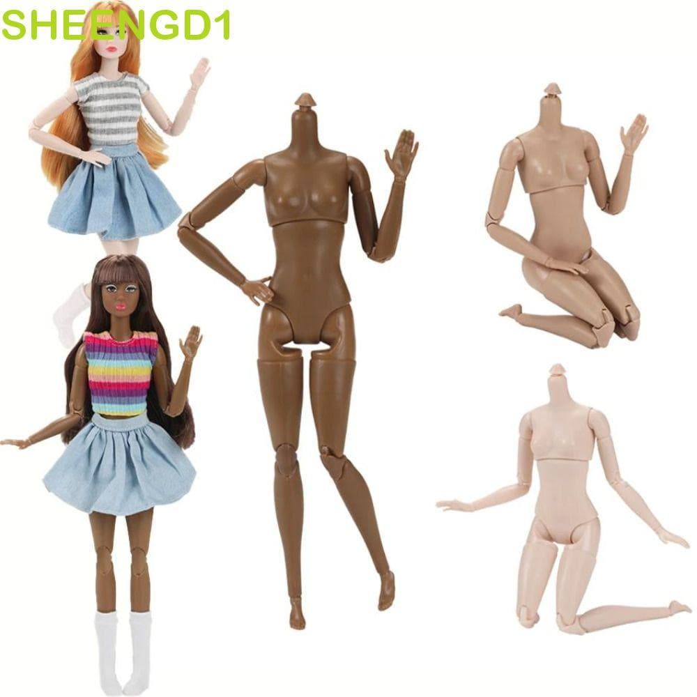 SHEENGD1 Bonecas BJD Nuas Articuladas , Boneca Sólida Removível Super Modelo , Corpo De Figura De Ação Móvel