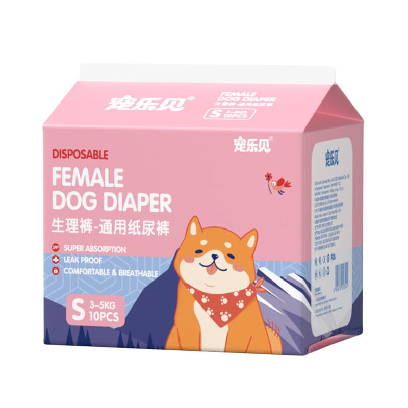 Fraldas descartáveis para animais de estimação, cães femininos masculinos, universais, absorvem fraldas de água, vários 