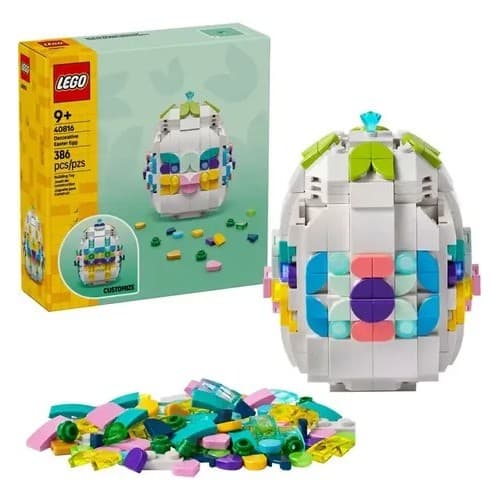 LEGO Special Edition 40816 Ovo de Páscoa Decorativo – 386 Peças para Montar e Exibir