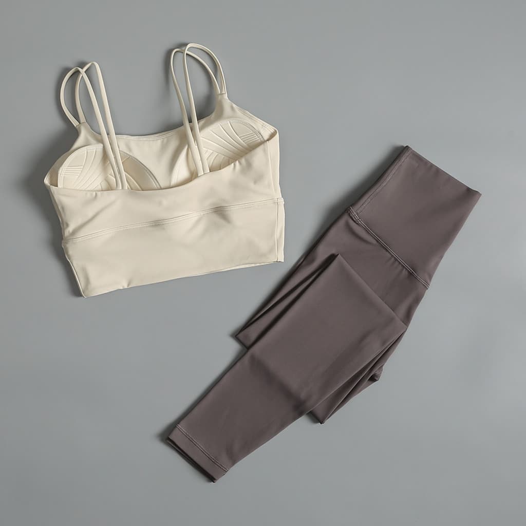 Roupas de Yoga terno feminino 2026 novo estilo High-End sutiã esportivo profissional moda Fitness correndo roupas de sec