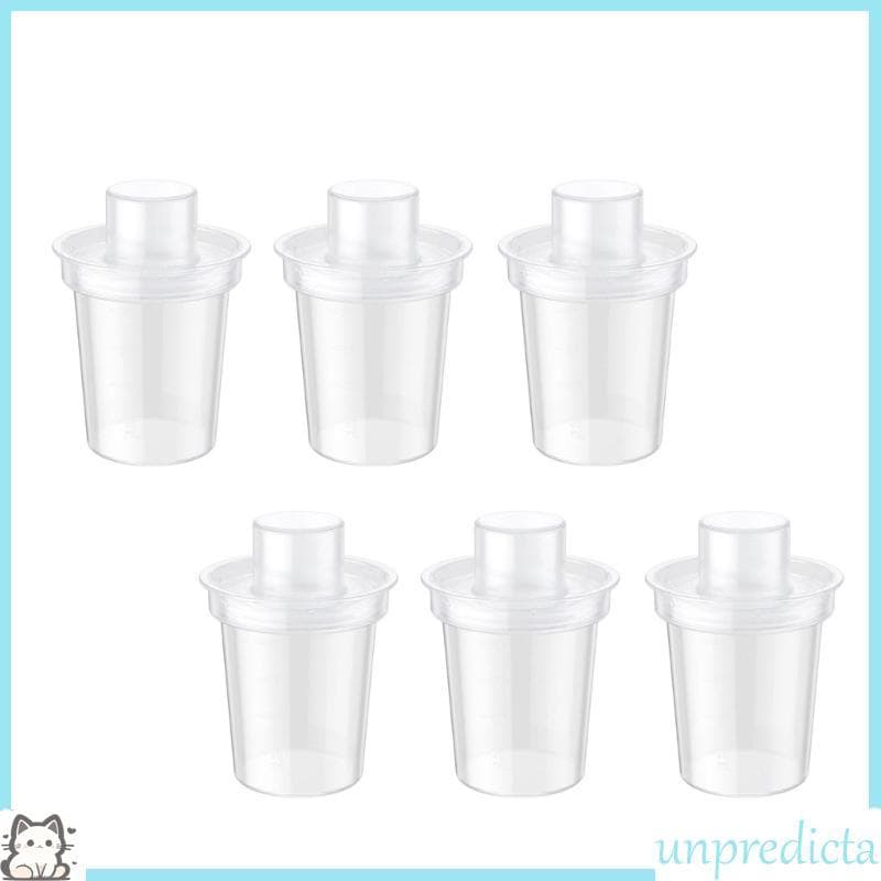 UNPR 6 Unidades Com Capacidade De 80ml Transparente Para Armazenamento De Leite Em Pó Infantil Caixas De Cereais Essenci