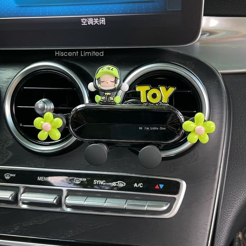 2026 Popmart Cartoon Phone Holder Carro Dedicado Bonito Saída de Ar Suporte de Navegação para Carro20260825