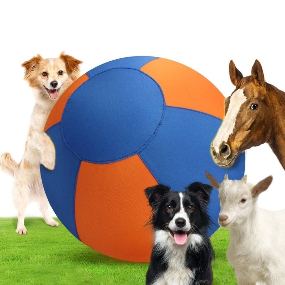 Bola De Brinquedo Gigante Para Cachorro ZHDYEB , Inflável Resistente Ao Desgaste , Brinquedos Enormes Animais Pastagem G