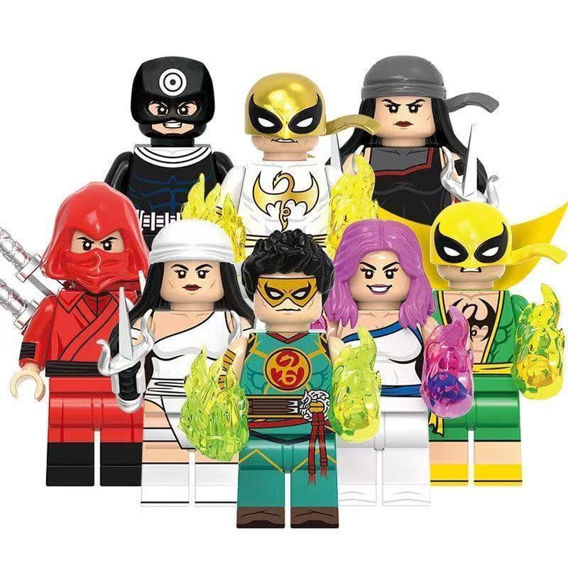 2026 novo produto Marvel super-herói compatível Lego pesadelo Tekken Erica mãos montar Ninja montado bloco de construção