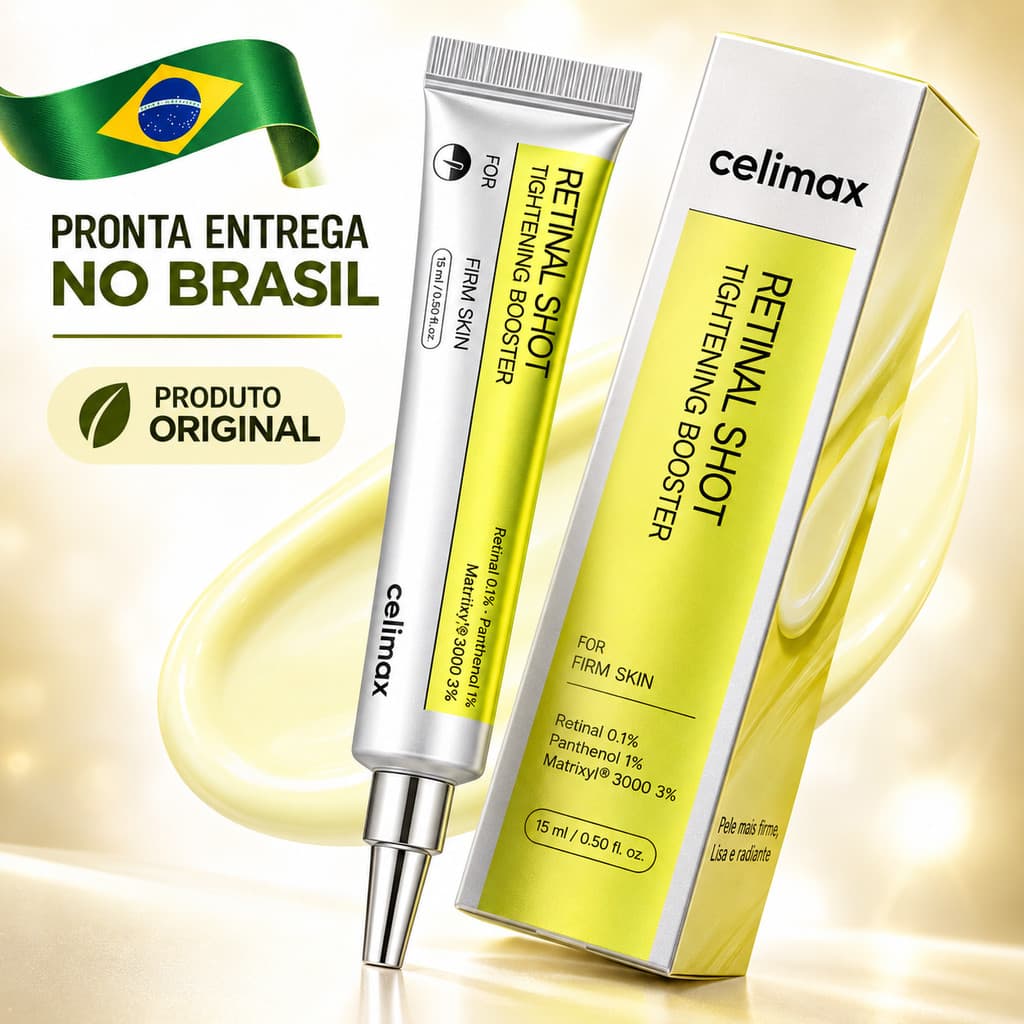 Celimax Retinol The Vita A Retinal Shot Tightening Booster 15ml Sérum Facial Coreano Anti-idade Importado Original