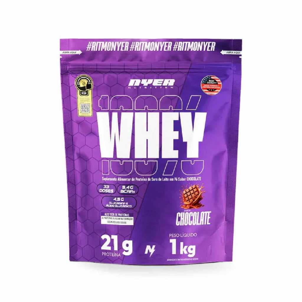 Whey Protein Nyer Refil  1kg - Chocolate