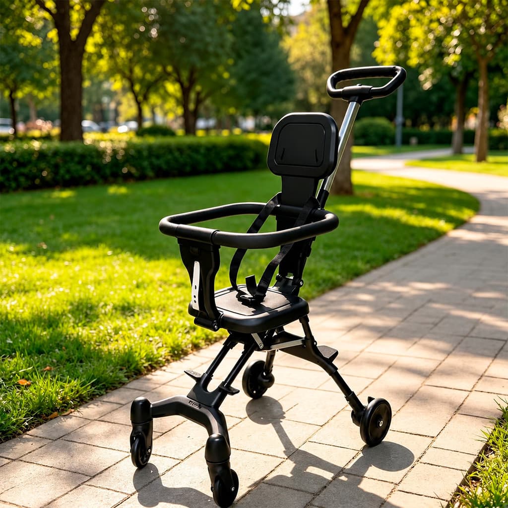 Carrinho Infantil para Bebê Dobrável Compacto Fácil de Manobrar 3 kg