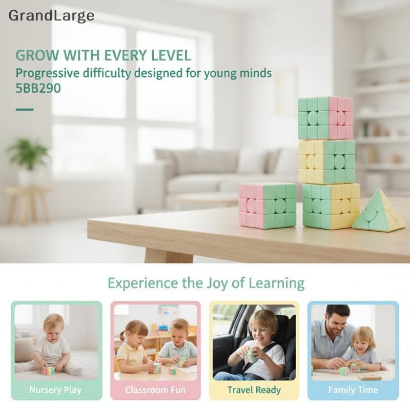 [GrandLarge] Brinquedo Educativo Quebra-Cabeça Rápido Popular Adequado Para Crianças E Adultos Brinquedos Educativos Col